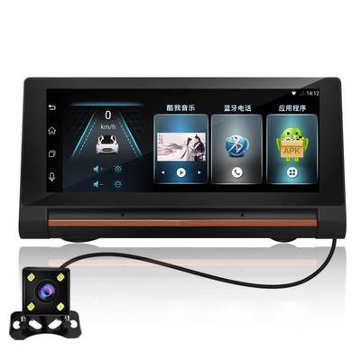 丁威特 4G中控臺智能高清行車記錄儀電子狗帶導航儀一體機 車載后視鏡倒車影像雙鏡頭高德地圖 包安裝 4G藍牙+16G+雙錄+導航+測速【圖片 價格 品牌 報價】-京東