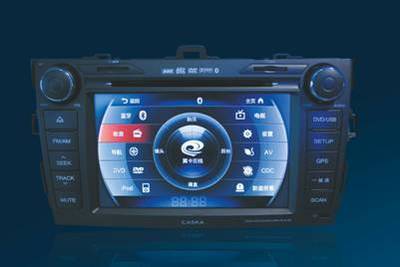 卡仕達車載DVD導航亮相寧波車展,聚焦消費者眼球